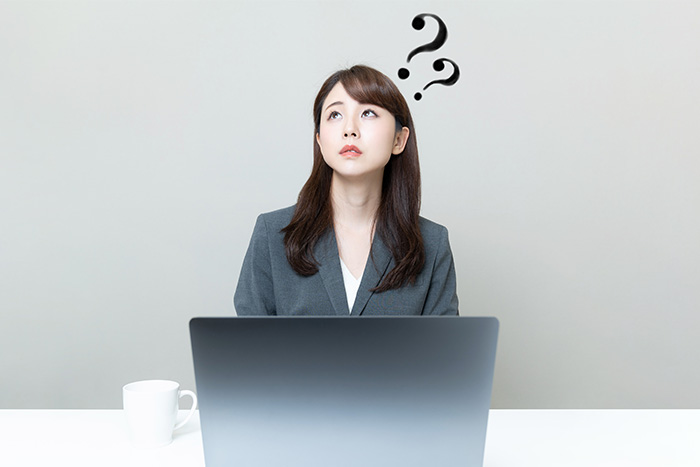 電子印鑑についての疑問を抱えている様子